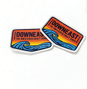 Parches de Tela Bordados y Cosidos con Elementos del Alfabeto <span class=keywords><strong>Griego</strong></span>, Ecológicos, para Uniformes Escolares, Personalizables - Product Image 1