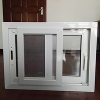 Fenêtre coulissante PVC/UPVC sur mesure résistante aux ouragans, qualité premium testée EU profil haut de gamme prix compétitif