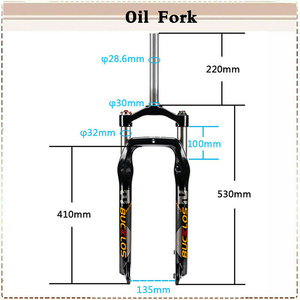 Boucle OEM/ODM Fourche Vtt 26 pouces voyage 100mm neige sol <span class=keywords><strong>Fat</strong></span> vélo Suspension pression vélo pièces avant Fourche - Product Image 2