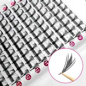 Extensions de cils effet <span class=keywords><strong>anime</strong></span> à pointes, cils manga effilés, naturels mats et scintillants, en PBT, sans cruauté animale, OEM disponible - Product Image 6