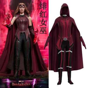 Serie <span class=keywords><strong>de</strong></span> TV americana mismo carnaval Halloween disfraz visión Cosplay traje Wanda Maximoff Cosplay <span class=keywords><strong>escarlata</strong></span> Cosplay <span class=keywords><strong>bruja</strong></span> disfraz - Product Image 4