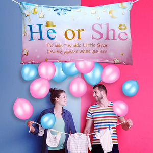 Fournisseurs Baby Shower Baby Shower Ideas Garçon ou Fille Favor Gender Reveal Drop Bag Gender Reveal Party Decoration ZA11 - Product Image 3
