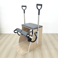 Chaise stable en chêne durable et réglable pour des exercices de Pilates efficaces dans les studios, équipement de Pilates Reformer