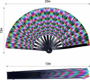 Nouveaux styles 2023 : Éventails pliables en soie peints à la main, style chinois, pour hommes et femmes, vente en gros d'usine, pour la décoration intérieure - Product Image 3