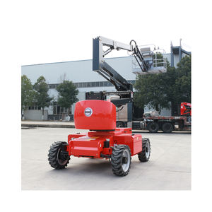 รถเทรลเลอร์ยกรถกระเช้ากระเช้ากระเช้ากระเช้ากระเช้ากระเช้ากระเช้ากระเช้ายกรถยกบูมลิฟท์ไฟฟ้าแบบลากได้ได้รับการรับรอง CE - Product Image 5