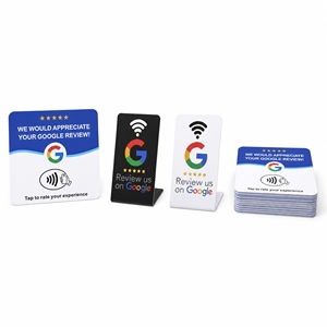 Fabrieksgroothandel NFC Google Review Kaart Acryl Tap Menu Tafelblad Bord Restaurant Cafe Bar Aangepast Logo Dubbelzijdig - Product Image 6