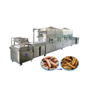BSF Microwave Drying Machine Black Soldier Fly Larvae Dryer Insect Drying Equipment