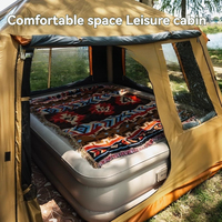 Carpa Inflable Oxford de Doble Pared Premium, Impermeable, Resistente a la Abrasión, de Fácil Montaje, para Campamento Familiar, Senderismo y Actividades al Aire Libre