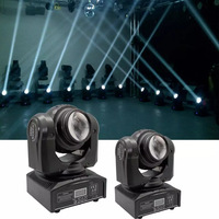Luz de Escenario Profesional LED RGBWA/UV 6 en 1 de 50W con Cabezal Móvil Giratorio, DMX512, IP33, para DJ, Fiestas, KTV, Discotecas y Clubes