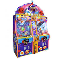 LIFUN Machine de tir à monnayeur attrape-balles, jeu ludique pour enfants, avec récompense par ticket, pour salle d'arcade, 1 joueur