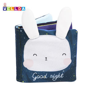 Juguetes de Peluche de Alta Calidad para Bebés Recién <span class=keywords><strong>Nacidos</strong></span>, Libro de Tela Arrugada con Diseño de Conejito 3D, Conjuntos de Animales - Product Image 3