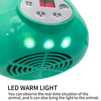 Ventilateur Chauffant Sans Lumière pour l'Élevage, Chauffage pour Animaux, Ventilateur de Chauffage pour Poulets, Température Contrôlée pour Perroquets