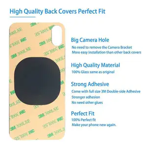 Mobile Phone Housings Repair Parts For IPhone 13 13 Mini Big Hole Back Cover Glasses Battery Back Door Cover Panel For Iphone