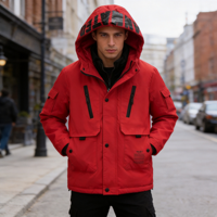 Blouson Bomber Unisexe Grande Taille Haute Qualité Épais Respirant Coupe-Vent Automne à Capuche Motif Dessin Animé pour Vente en Gros