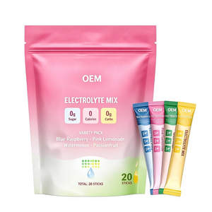 OEM Paquetes de Hidratación Diarios en Polvo con 6 Electrolitos y Minerales, Sin Azúcar, Apto para Dieta Keto - Product Image 1