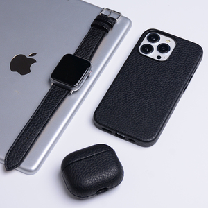 DL apto para 38 40 42 44mm, elegantes hebillas metálicas, correa de cuero con guijarros, reloj inteligente para IWatch Ultra 3 2 1 para <span class=keywords><strong>iPhone</strong></span>, correa de reloj - Product Image 6