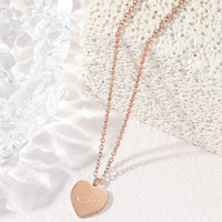 Allah islamique arabe bijoux musulmans pendentif coeur en acier inoxydable bijoux de mode colliers coran 2024 vente en gros
