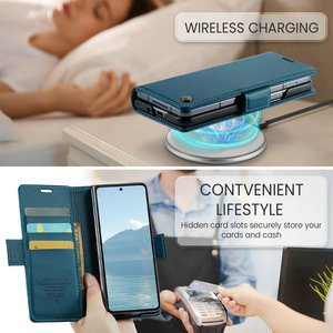 Funda Cartera de Cuero Multifuncional CaseMe <span class=keywords><strong>023</strong></span> con Diseño Ejecutivo para <span class=keywords><strong>Samsung</strong></span> <span class=keywords><strong>Galaxy</strong></span> Z Fold 6 7 8 5G, Venta al Por Mayor - Product Image 2