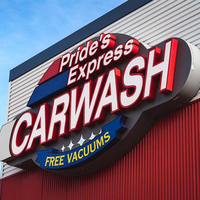 Enseigne de lavage auto personnalisée, lettres en relief, enseigne publicitaire extérieure, logo LED 3D, enseigne de magasin, enseigne lumineuse pour commerce de détail