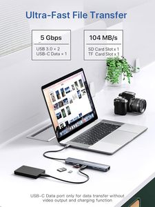 Adaptador multipuerto Dockteck 9 en 1 USB C para MacBook, iPad, <span class=keywords><strong>XPS</strong></span>, <span class=keywords><strong>Microsoft</strong></span> - Product Image 5