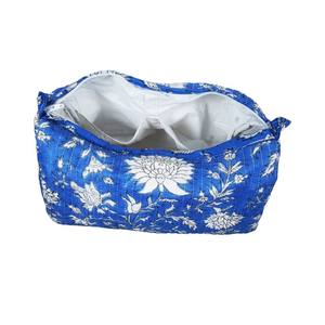 Bolsas de Cosméticos de Algodón Estilo Bohemio, Ligeras, Estampadas a Mano, para Viaje, Uso en Interiores y Exteriores - Product Image 4