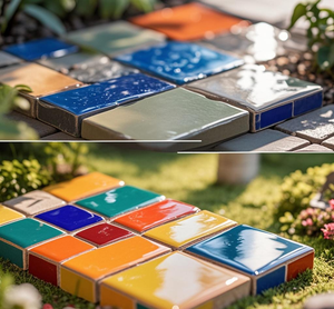 इंद्रधनुष-रंगीन पॉलिशिंग टाइल फिनिशिंग टाइल टाइल परिष्करण टाइल सूरज के नीचे पत्थर - Product Image 4