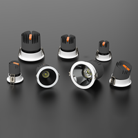 Projecteur led blanc chaud 3000 kelvins plafonnier led spot 6w cob led spot