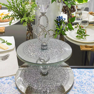 Umwelt freundliche einzigartige Design Hochzeits torte Stand Dessert Fall Platte Sweet <span class=keywords><strong>Circle</strong></span> Tabletts Tisch dekoration Gerichte & Teller - Product Image 4