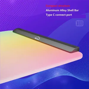 Alfombrilla <span class=keywords><strong>de</strong></span> Ratón Chasing Light con Iluminación Ambiental SKYDIMO DIY Controlable, RGB, Retroiluminación Colorida, Tipo C USB C, para Gamers - Product Image 4