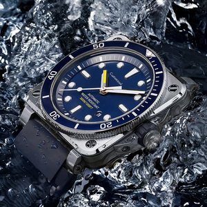 Automatic square <b>Watch</b> Men's Deluxe Diving <b>Mechanical</b> <b>Watch</b> - Product Image 5