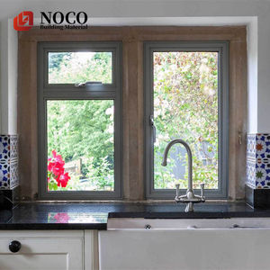 <span class=keywords><strong>NOCO</strong></span> Personnalisé Noir Aluminium Ouragan Pare-Balles Cadre en Aluminium Fenêtres à Battants en Aluminium pour Maison - Product Image 2