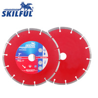 Disque de meulage diamanté PEGATEC 7 pouces 180 mm pour marbre, granit, pierre, béton, meule à coupelle segmentée turbo pour meuleuse d'angle