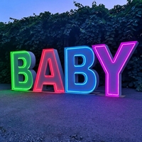 Letras y Números Gigantes LED RGB de 3, 4 y 5 Pies con la Frase 'MARRY ME', Estilo 2026, para Eventos, Bodas y Fiestas