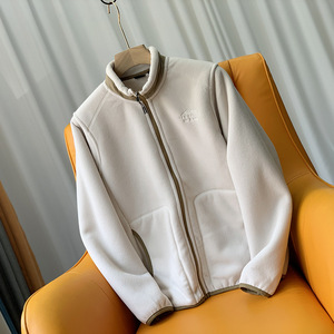 PASUXI Giacca in Pile Polare Personalizzabile per Uomo, Casual, Resistente, Calda, <span class=keywords><strong>Oversize</strong></span>, con Collo Alto, Antivento e Traspirante - Product Image 6