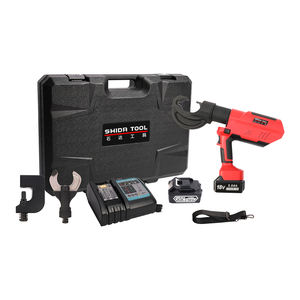 QS-B400 3in1 Portable Rechargeable alimenté par batterie hydraulique câble sertissage et coupe de câble et trou poinçonnage outil Type de poignée - Product Image 5