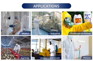 Traje de Protección <span class=keywords><strong>contra</strong></span> Materiales Peligrosos para Pintores, Tipo 5b/6b, Overol Desechable, Ropa de Protección - Product Image 5