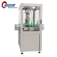 Automatique 750ML Champagne Lavage Remplissage T Liège Capsulage Fil Cage Machine/Boissons Alcoolisées Bouchon Liège D'étanchéité Liqueur Filli