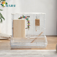 Petite cage à oiseaux pour perruches, perroquets, agapornis, perruchons, pinsons, canaris, cage en métal pour perroquets pour la maison, cages de reproduction pour perruches