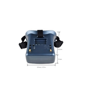 แว่นตา FPV รุ่น 008D Pro- 5.8G สำหรับจอ 4.3 นิ้ว เสาอากาศคู่ - Product Image 6