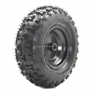 Pneu gonflable tout-terrain antidérapant et anti-crevaison 4.10-4 pour ATV, souffleuse à neige et véhicule - Product Image 1