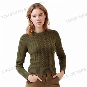 Vente en gros de <span class=keywords><strong>pull</strong></span> en tricot torsadé personnalisé de couleur olive <span class=keywords><strong>alpaga</strong></span> <span class=keywords><strong>pour</strong></span> filles du Pérou <span class=keywords><strong>pour</strong></span> femmes - Product Image 1