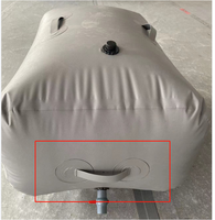 Haute Qualité PVC EVA TPU Portable Stockage De L'eau Potable Réservoir De Récolte Capacité 1000L Bon Prix Huile Vessie Sac Usage Domestique Au Détail