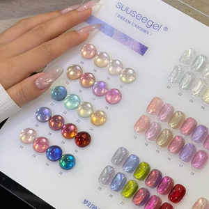 Kit de Manucure Professionnel UV/LED : 36 Couleurs de Vernis Gel Magnétique Effet Œil de Chat Transparent, Nude et Gelée, Soak Off - Product Image 2
