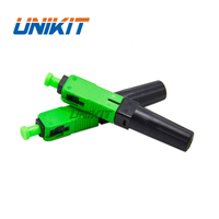 UNIKIT-conector rápido de fibra óptica de alto rendimiento, pieza de montaje pasivo óptico tipo cola de tornillo SC APC SC UPC
