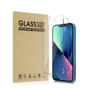 2022 wholesale 2.5D HD Clear Cell Phone screen protectors Anti-explosion Bulk package for iPhone 11 12 13 14 series screen