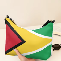 Sac à bandoulière imperméable SAIPAN avec drapeau, sac de travail à poignée supérieure, sac à main pour le quotidien et les voyages, vente en gros personnalisée