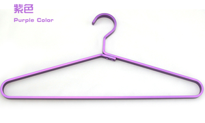 ゴールドカラー大人サイズ17.5インチアルミハンガー厚手ワイヤーハンガー - Product Image 6