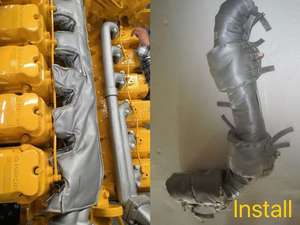 Manta Aislante para Tubo de Escape de Motor, <span class=keywords><strong>Precio</strong></span> de Fábrica con Certificaciones - Product Image 2