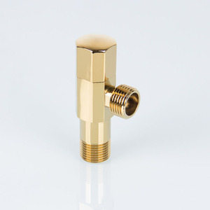 Robinet d'angle double sortie en laiton robuste à 2 voies pour le contrôle de l'eau - Product Image 3