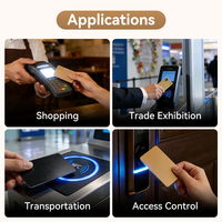 Tarjeta RFID/NFC de PVC Personalizable al por Mayor, 13.56MHz, con Diseño Impermeable para Control de Acceso en Hoteles y Negocios